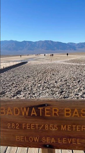 Badwater Basin in Death Valley, California