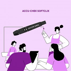 Get gentle and easy blood sampling with Accu-Chek Softclix. The Clixmotion technology lets the lancet glide smoothly, cutting down on that pricking pain. Plus, with 11 depth settings, you can find the perfect fit for your skin, making it almost painless! #AccuChekSoftclix #Diabetes #DiabetesCare #RocheDiabetesCareME | Roche Diabetes Care ME