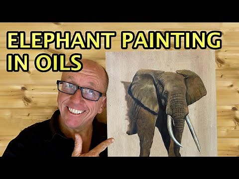 Elephant Sketch | Oil Paint Tutorial