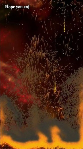Fire Storm Particle Simulation #animation #particles #simulation