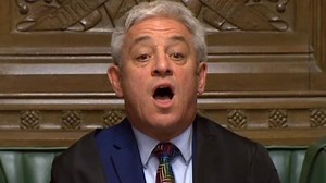 'Order!' John Bercow, House of Commons speaker, is standing down