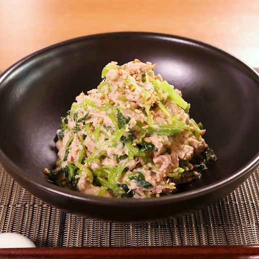 三つ葉とツナのごまマヨ和え 作り方・レシピ | クラシル