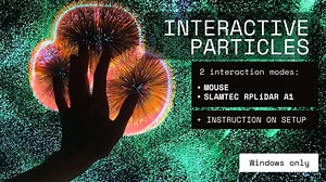 Interactive Particles for Slamtec LiDAR & Mouse