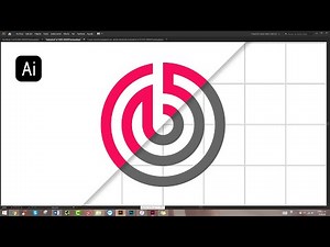 Como crear un LOGOTIPO usando el CREADOR DE FORMAS en Illustrator || Logo Design || Tutorial