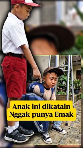 Anak ini di ejek karena nggak punya EMAK 😭😭 #anaksekolah #beritaviral #lambeturah #kapanlagi #fyp