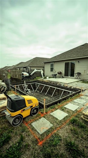 Backyard Pool Installation from Start to Finish | Full Transformation #shorts