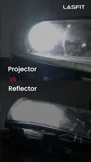 Projector vs Reflector Headlights | Beam Pattern Comparison