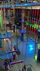 Experience an indoor Zip-line at Planet Obstacle! | Planet Obstacle