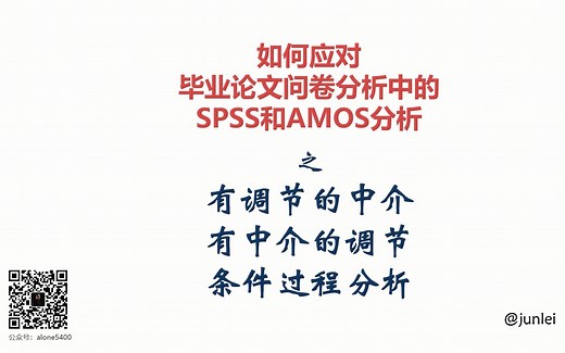 【SPSS/AMOS毕业实战教程】有调节的中介之process\有中介的调节\条件过程分析\条件过程模型\混合模型\操作\制表\bootstrap\毕业论文