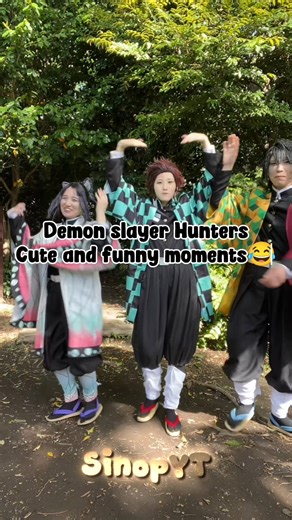 Demon Slayer Hunters‎Cute and funny moments😂#song #demonslayer #cosplay #knycosplay #anime