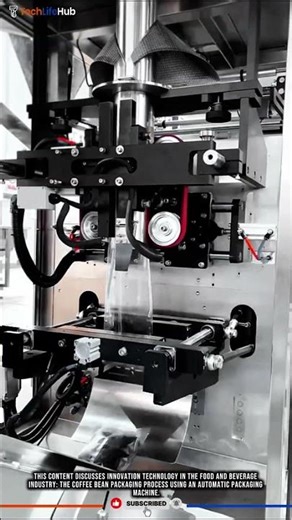 Innovation Technology Coffee Packaging: Multi-Head Weigher & Vision Oxygen Seal #tech