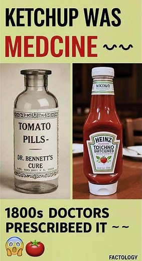Ketchup Was Sold as MEDICINE in the 1800s