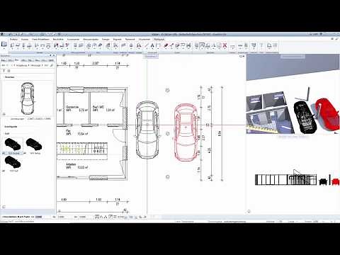 Tutorial Entwurf in Allplan Teil 8 - Einrichtung und Möbel
