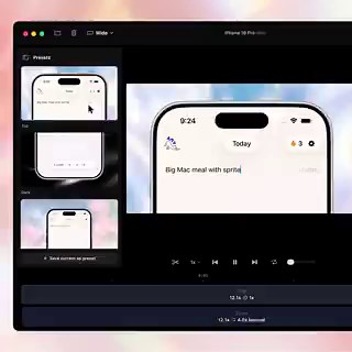 excited to share what we’ve been working onrecording beautiful iOS demos is still weirdly painful in 2026Halogen is a native macOS app that sits next to your iOS Simulator and turns recordings into polished, shareable videos in secondsno confusing timeline. no AE. no workflow hacksjust record and export