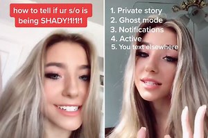 Woman shows how men can use Snapchat to cheat & the warning signs to look for