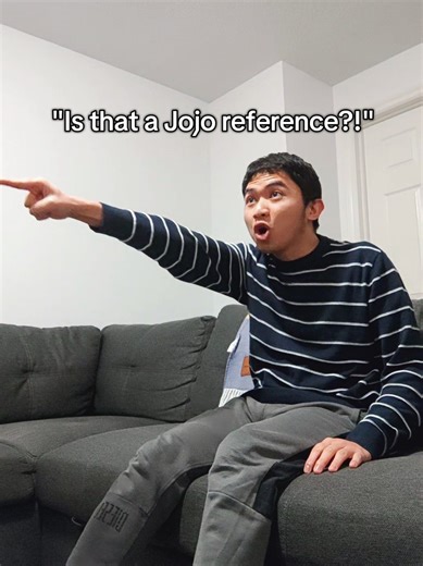 These Jojo fans be freaking out rn like everything's a reference to their favorite show #fypシ #anime #jojo #jojosbizarreadventure #jojoreference