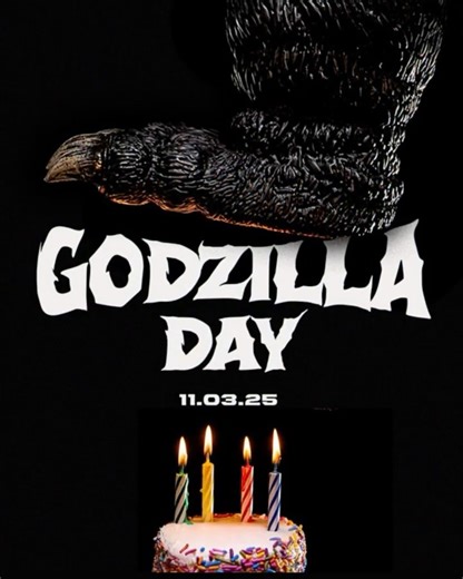 GODZILLA OFFICIAL ASIA | Happy Birthday, Godzilla! 🦖🎂 Drop your wishes to the King of the Monsters below! 💥 #GodzillaDay #GodzillaAsia | Instagram