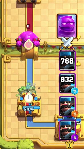 Elixir Golem vs Hunter with C.H.A.O.S. Abilities #clashroyale
