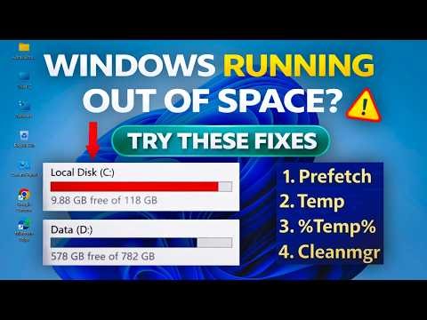 Windows Running Out of Space ? Try These Fixes