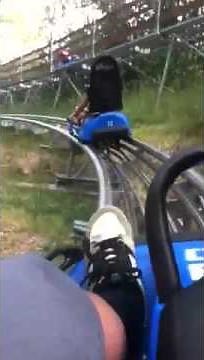 Funny Crash On Alpine Coaster In Park City,Utah