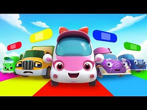 きゅうきゅうしゃの歌🚑 | はたらく車 | 子供の歌メドレー | 赤ちゃんが喜ぶ歌 | 童謡 | アニメ | 動画 | ベビーバス| BabyBus