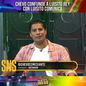 Gran equivocación de Chevo en pleno programa | #SNS | SNSerio