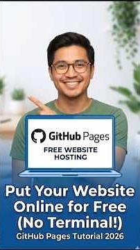 Put Your Website Online for Free on GitHub Pages with No Terminal | Tutorial #GitHubPages