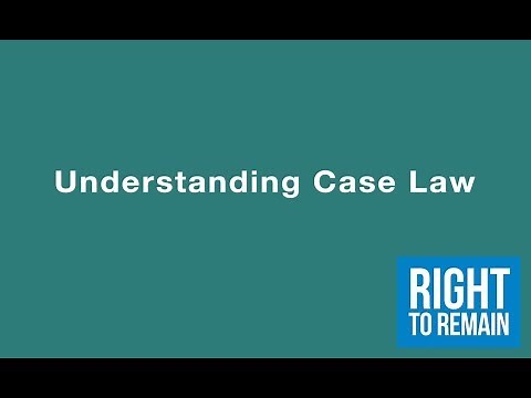 Understanding Case Law