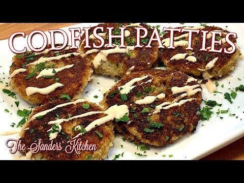 HOW TO MAKE CODFISH PATTIES / CODFISH BALLS / OLD NEW ORLEANS RECIPE