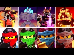 LEGO Party - Ninjago Board - Jay vs Lloyd vs Nya vs Master Wu
