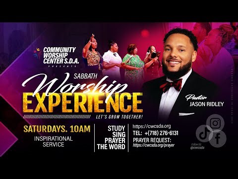 Community Worship Center | Sabbath Service | Pastor Jason Ridley | April 12, 2025