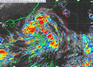 Tropical Storm Odette exits land through Ilocos Sur