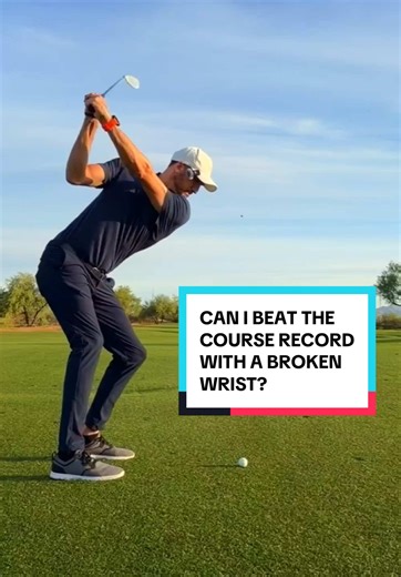 Front nine at @Talking Stick Golf Club … #Golfing with a #brokenwrist — can I break the course record? #landonashworth #arizonagolf #autism