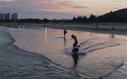 前有浪人 后有沙者#skimboard