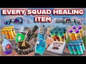 Ranking EVERY SQUAD HEALING ITEM In FORTNITE HISTORY From WORST To BEST