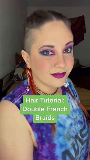 Double French Braids Hairstyle Tutorial