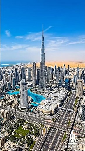 Watch Dubai Rise From the Sand in Seconds! ✨🏙️ #shorts