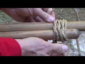 How to Tie a West Country Round Lashing