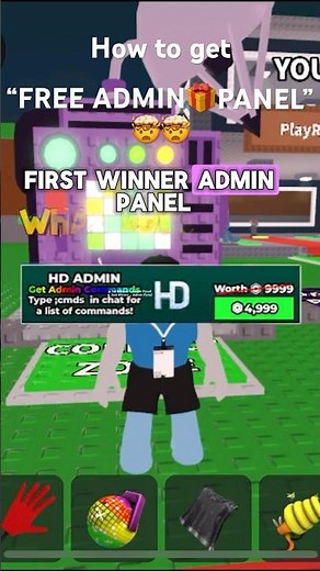 🎮 How to Get Admin Panel in Roblox for FREE 🎁 | Giveaway 2025 🚀 #shorts