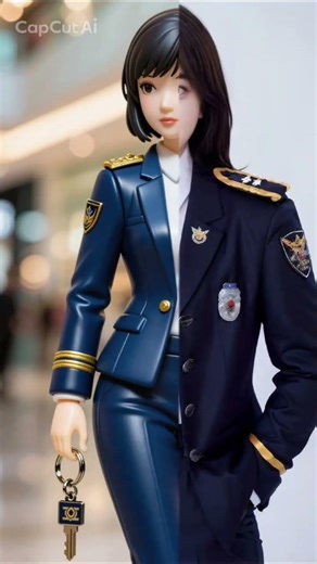 ​"POV: AI turned me into a cop 👮‍♀️"#capcutpioneer #fyp #ai #policelook #tiktok