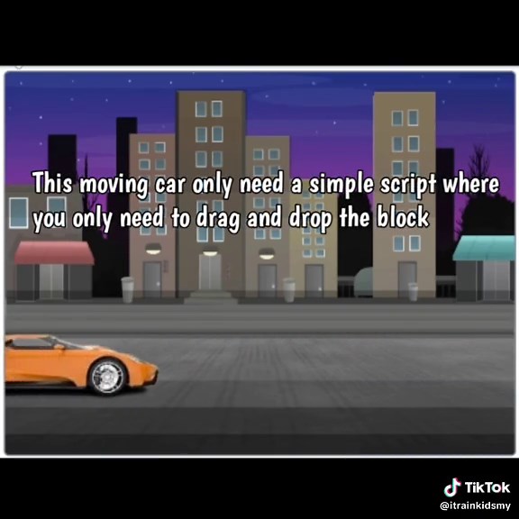 Want to know how to make the car move with a simple coding script? Follow us and stay tuned for our next video 🚀✨ #coding #scratch #Kids #Programming #Edutok #STEAM #techsavvy #technology #malaysia #animation