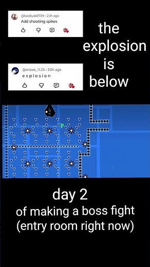 making a boss fight #gd #bossfight #level #geometrydash #dash #geometry