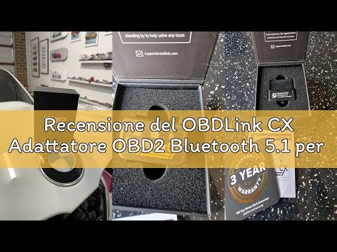 Recensione del OBDLink CX Adattatore OBD2 Bluetooth 5.1 per BMW Mini Compatibile BimmerCode, iPhone/