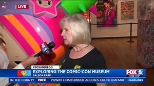 The Comic-Con Museum in Balboa Park showcases costumes, figurines and art!