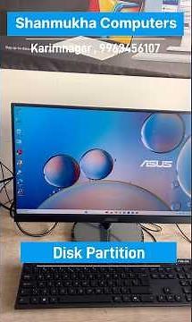 How to create new Partitions in windows 11#windows11 #partition #asus #learning
