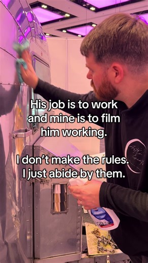 If I don’t film things for content then who will? It’s a hard job but someone has to do it 🤷‍♀️ (ps I do make the rules) #photobooth #southwalesweddings #weddingsuppliers #husbandandwife #workhard