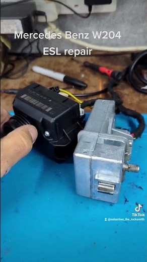 Mercedes Benz W204 W211 W209 ESL repair. Car won't start no ignition no cranking no lights. Ce fac