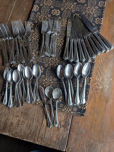 Lenox 18/8 Butlers Gourmet Stainless Flatware 10 Place Settings, 1 Butter 2sugar Shell Spoons, Total 53 Pieces, Lenox Discontinued - Etsy