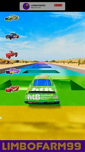 ⚡ Mcqueen Cars vs Speedbumps Reverse