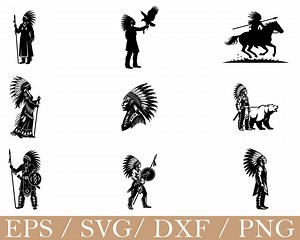 Native American Svg, Dxf, Png - Etsy